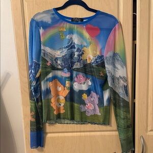 Dolls Kill Vibrant Bear Mountain junior Long Sleeve Tee